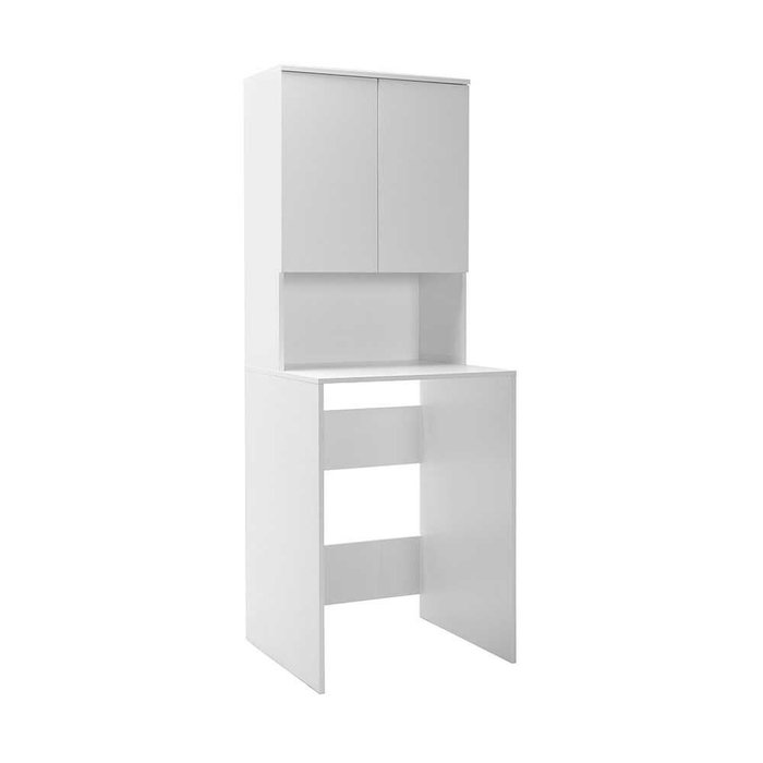 Hanah Home Armario para lavadora Adr-482-Bb-1 Blanco 65x182x60 cm